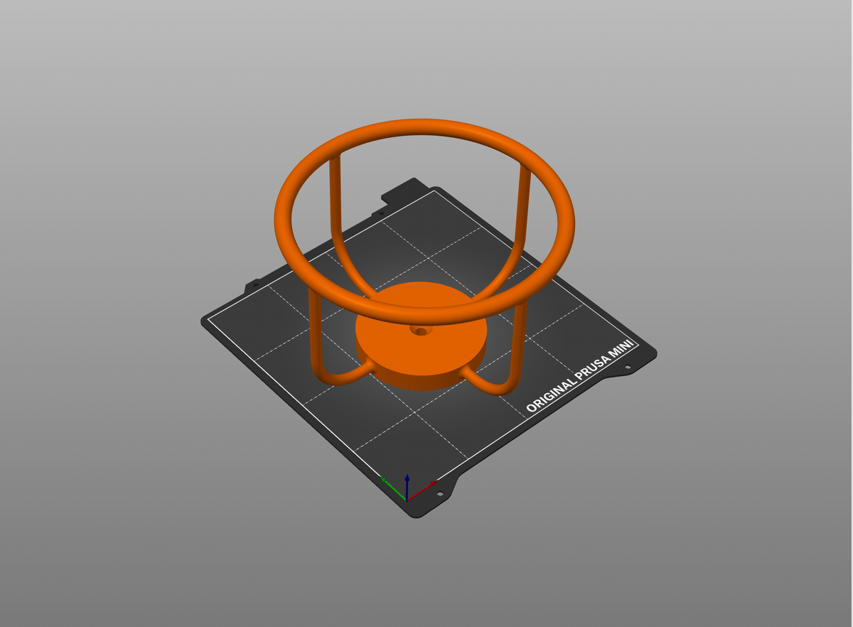 Layout of the DIY Classic stand STL parts ready to slice